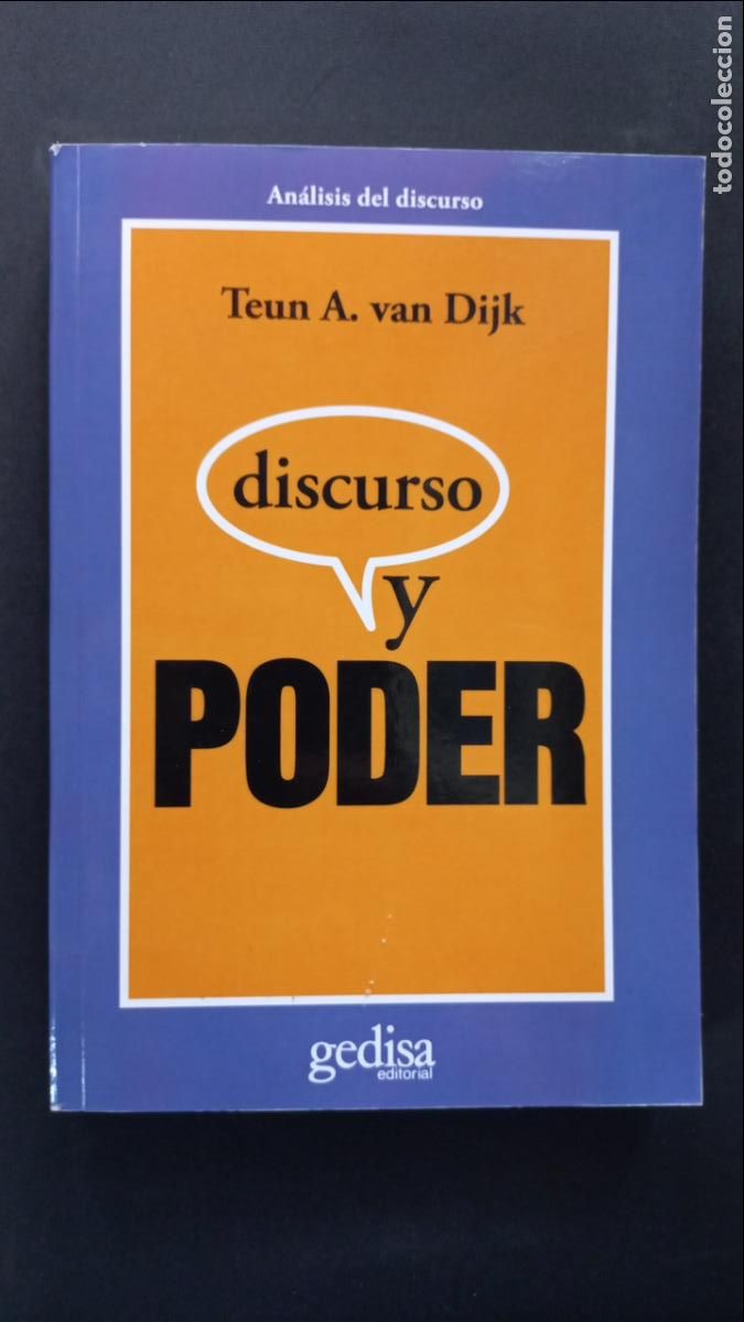 Libros: Teun A. Van Dijk - Discurso y poder. Contribuciones a los estudios cr&iacute;ticos del discurso - Foto 1