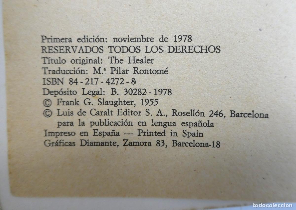 Libros: EL DILEMA DEL DOCTOR CARTER. SLAUGHTER, Frank G. - Foto 2