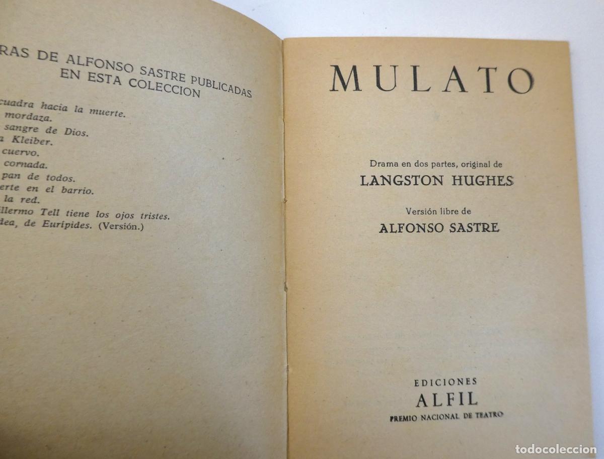 Libros: Mulato - Langston Hughes, 1964 - Foto 2