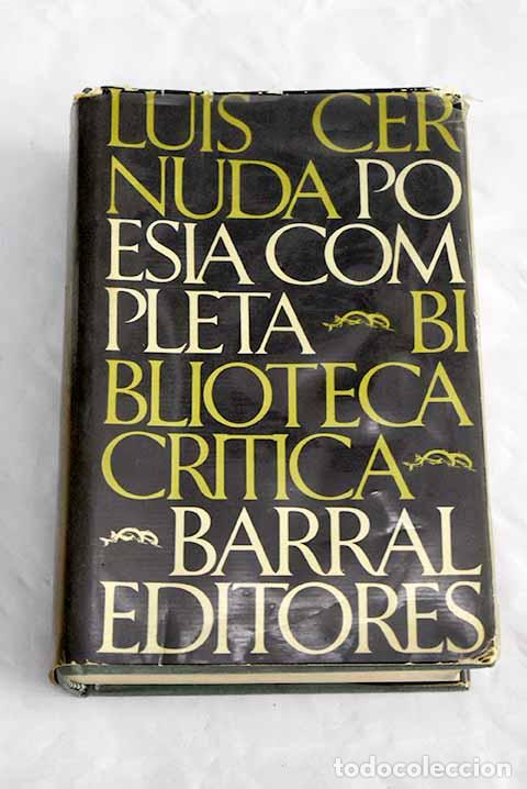 Libros: Poes&iacute;a completa: Cernuda, Luis.- Cernuda, Luis - Foto 1