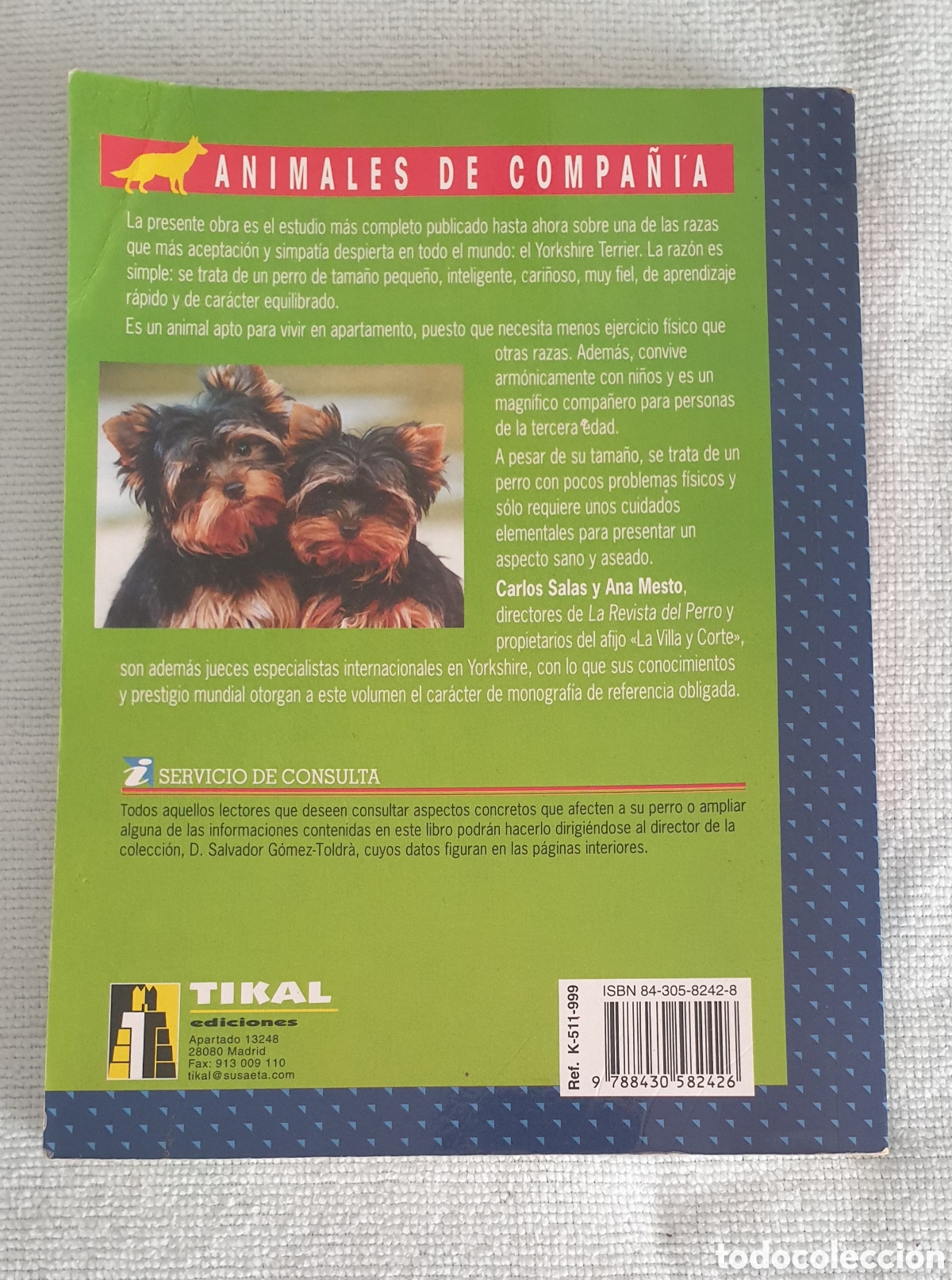 Libros: Yorkshire Terrier. Carlos Salas y Ana Maeso. - Foto 2