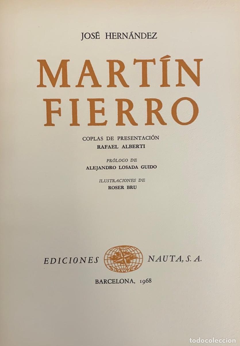 Libros: Mart&iacute;n Fierro - Hern&aacute;ndez, Jos&eacute; - Foto 2