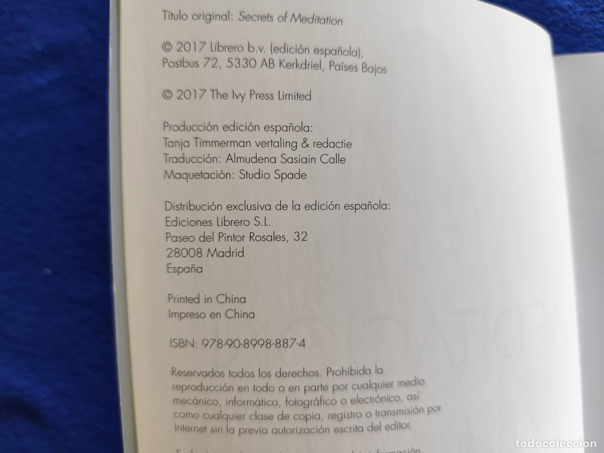 Libros: MEDITACION Kim Davies Ediciones Librero 2017 - Foto 7