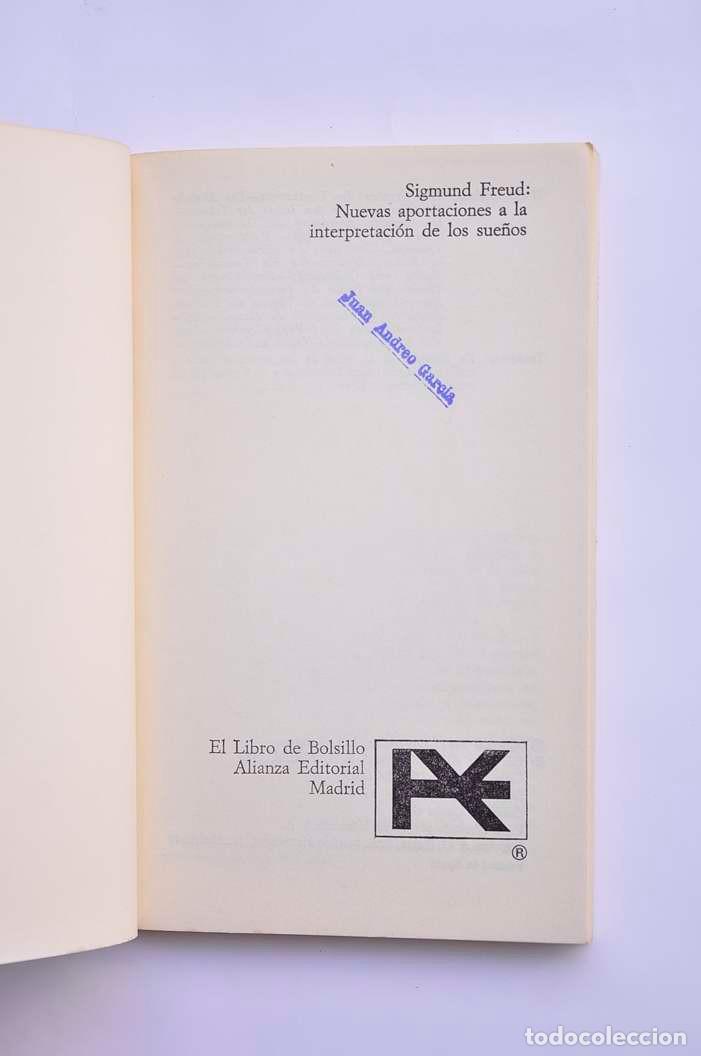 Libros: Nuevas aportaciones a la interpretaci&oacute;n de los sue&ntilde;os - FREUD, Sigmund - Foto 2