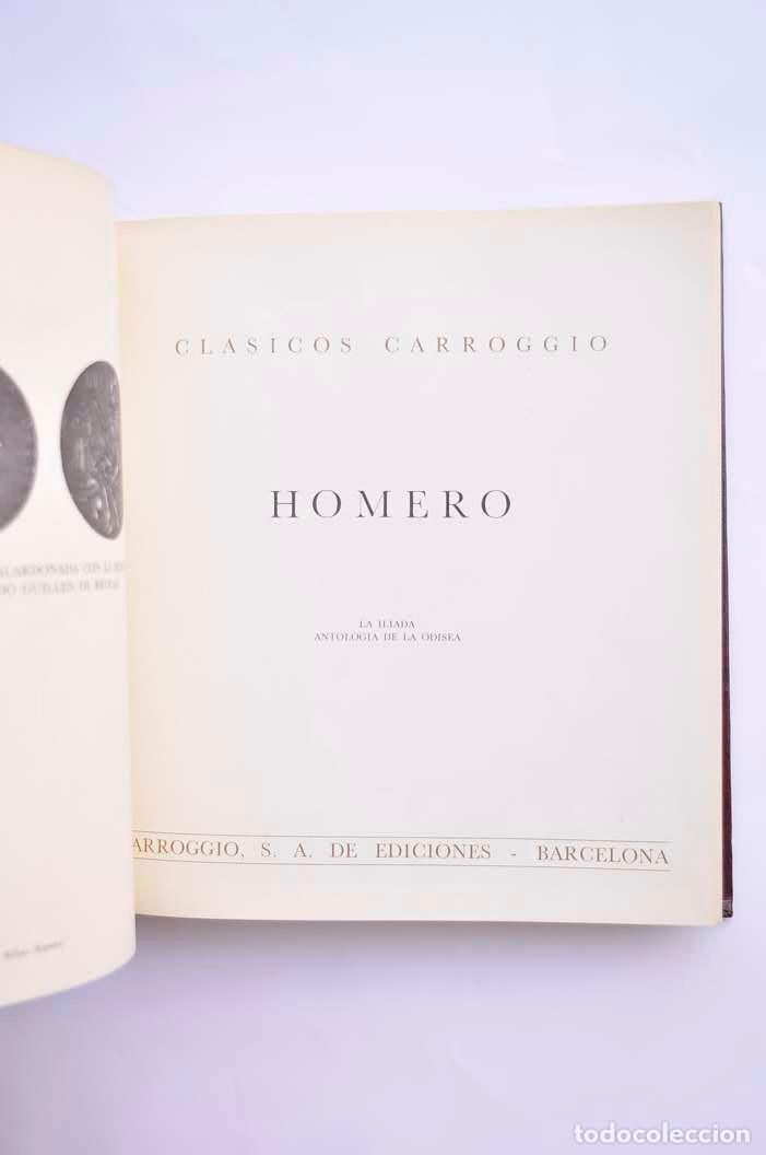 Libros: La Iliada - antolog&iacute;a de La Odisea - HOMERO - Foto 2