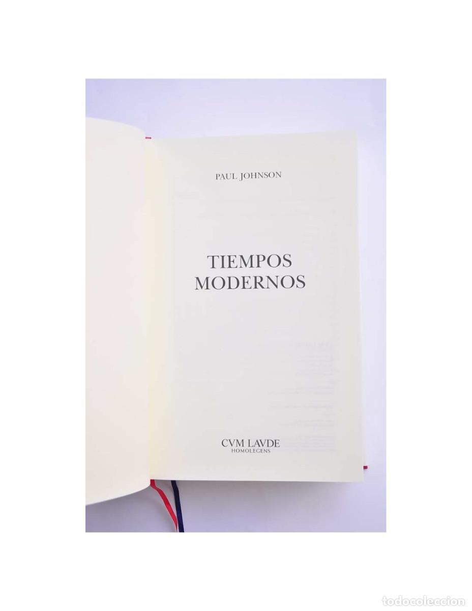 Libros: Tiempos modernos - JOHNSON, Paul - Foto 3