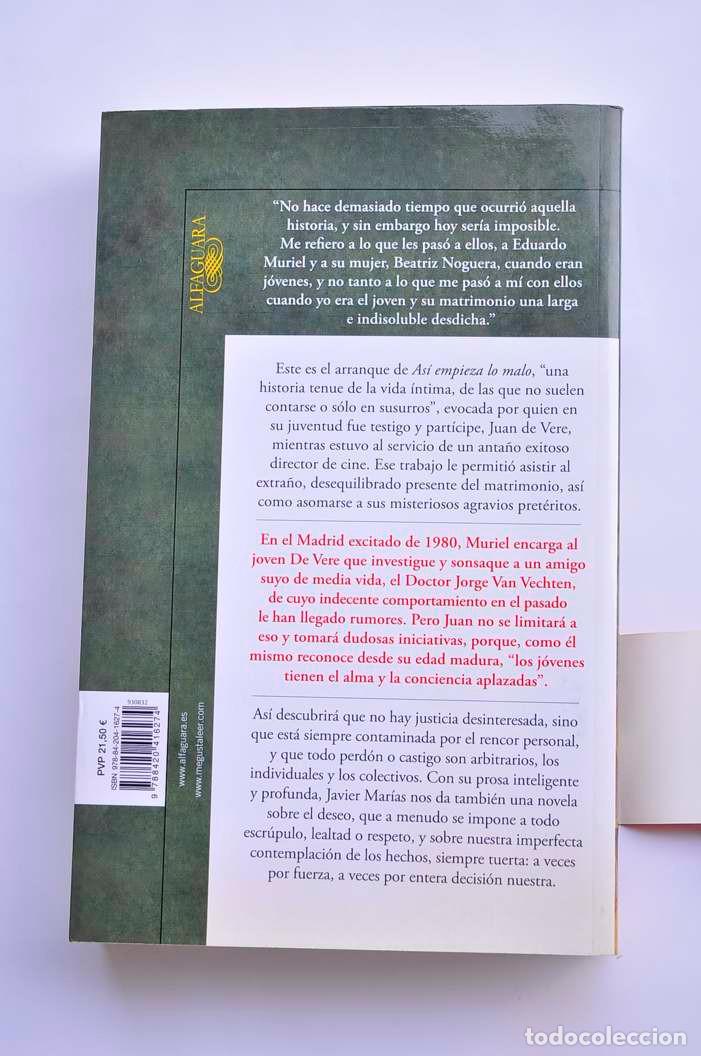 Libros: As&iacute; empieza lo malo - MAR&Iacute;AS, Javier - Foto 4