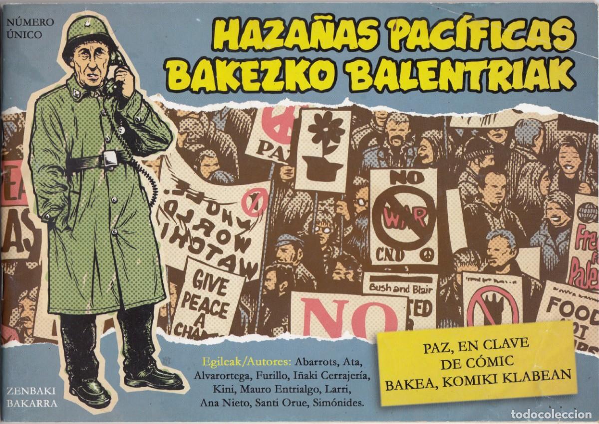 Libros: HAZA&Ntilde;AS PAC&Iacute;FICAS. COMIC. BAKEZKO BALENTRIAK-ACO