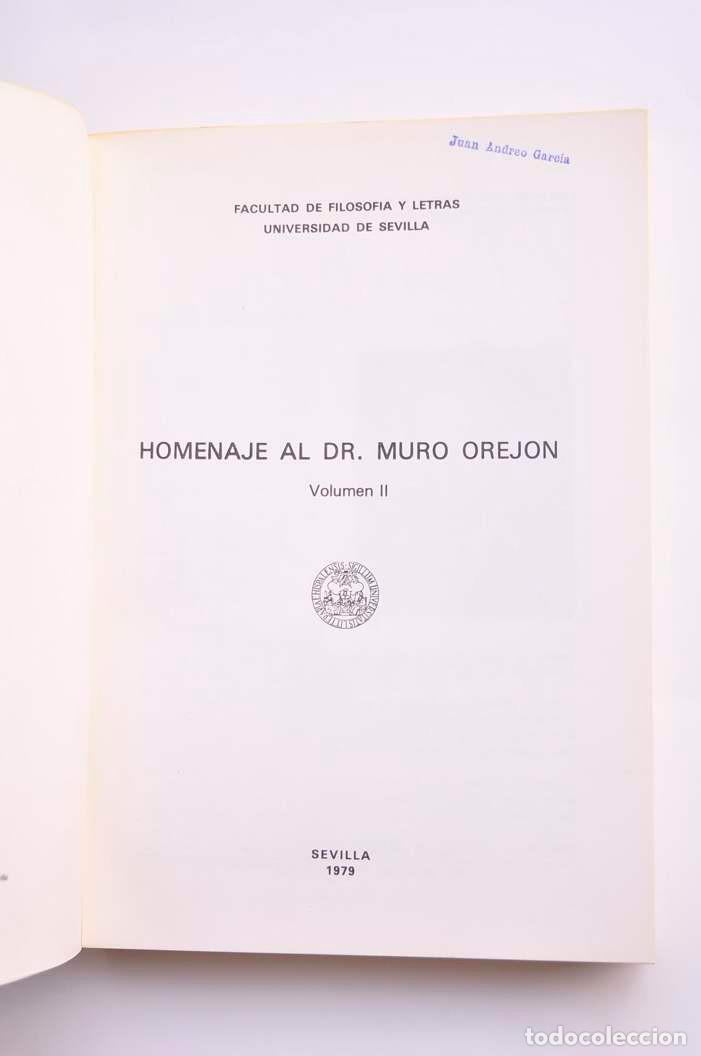 Libros: Homenaje al Dr. Muro Orej&oacute;n. Tomo II - MURO OREJ&Oacute;N, Antonio - Foto 2