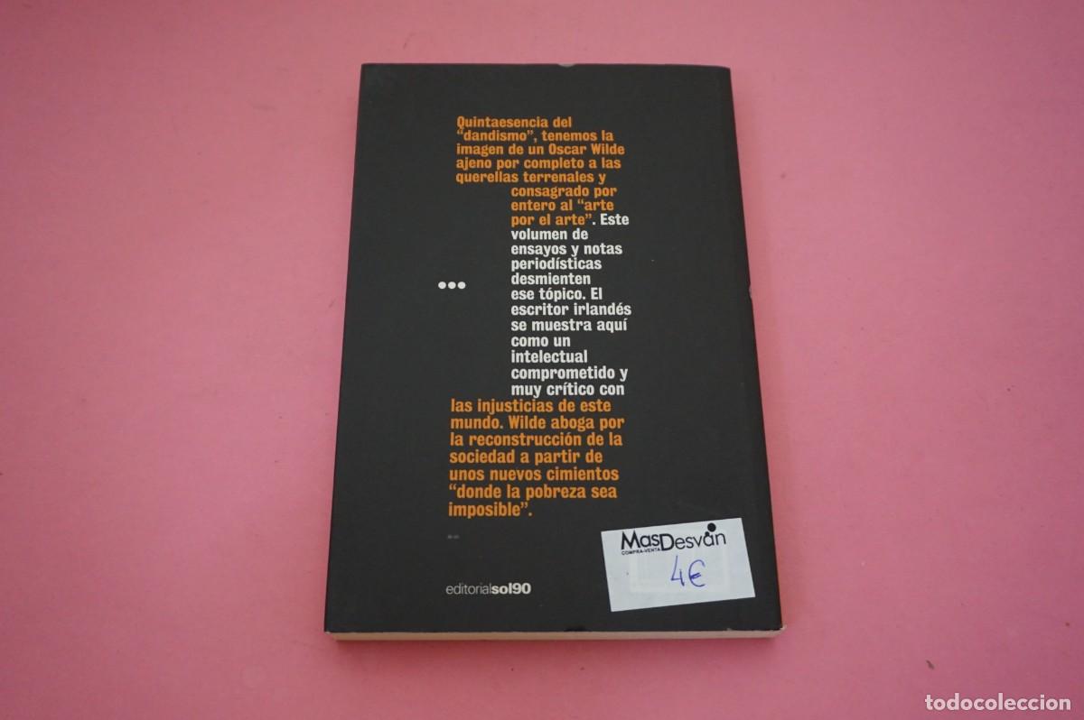 Libros: 5A/ EL ALMA DEL HOMBRE BAJO - OSCAR WILDE - Foto 2