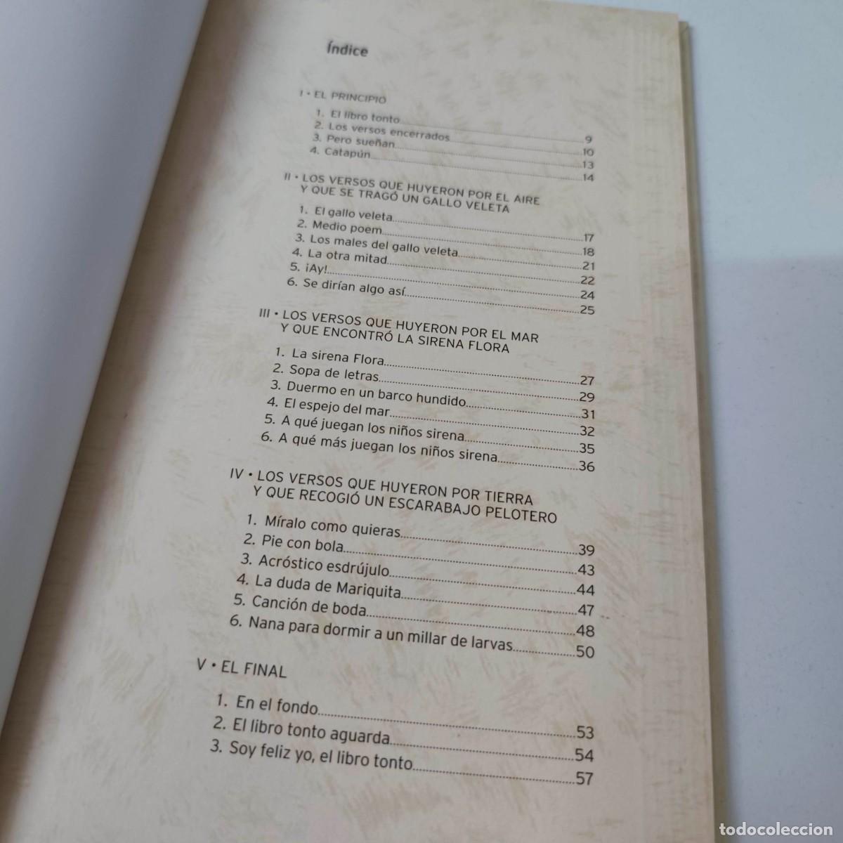 Libros: VERSOS DEL LIBRO TONTO - Foto 5