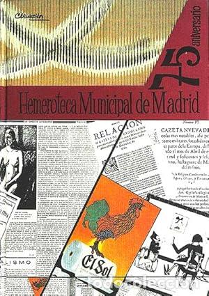 Libros: Hemeroteca municipal de Madrid. 75 Aniversario - Foto 1