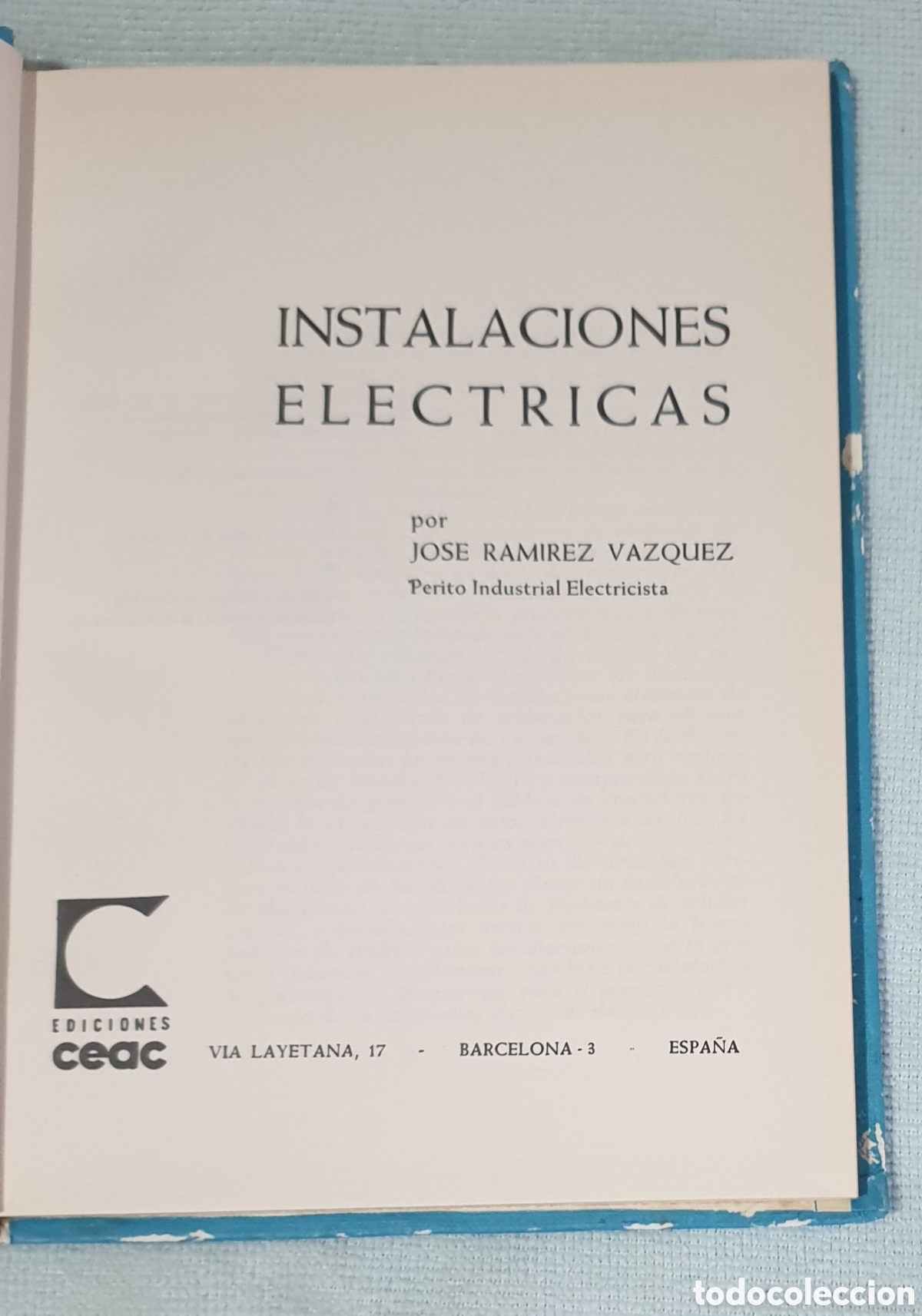 Libros: Instalaciones el&eacute;ctricas I. CEAC. - Foto 4