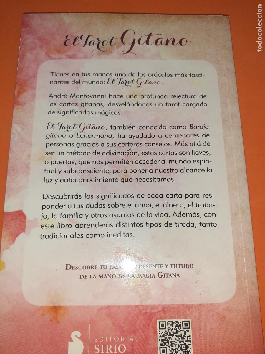 Libros: EL TAROT GITANO � TAROT - ANDRE MANTOVANNI - Foto 2