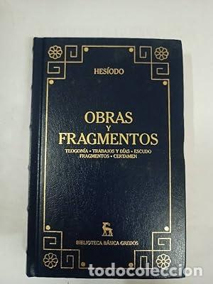 Libros: Obras y fragmentos. - Hes&iacute;odo. TDK959 - Foto 1