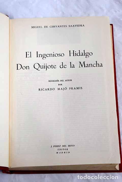 Libros: Don Quijote de la Mancha.- Cervantes Saavedra, Miguel de