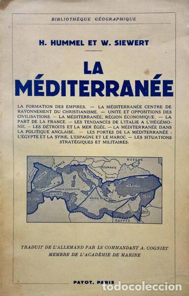 Libros: HUMMEL. (H.) e W. Siewert. - LA M&Eacute;DITERRAN&Eacute;E. - Foto 1