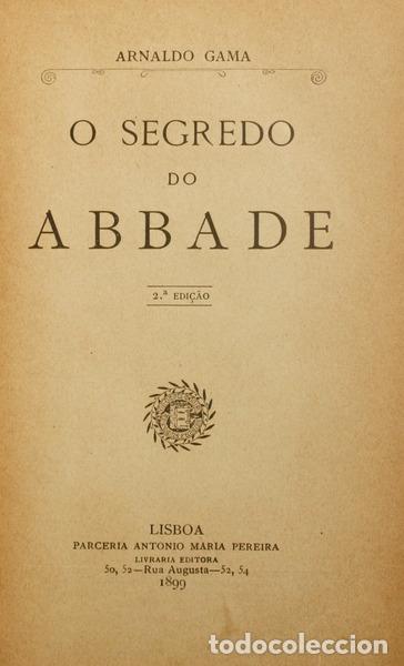 Libros: GAMA. (Arnaldo) - O SEGREDO DO ABBADE. [2.&ordf; EDI&Ccedil;&Atilde;O - AZUL] - Foto 1