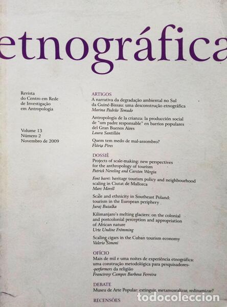 Libros: ETNOGR&Aacute;FICA, N&Uacute;MERO 2, NOVEMBRO DE 2009. - Foto 1