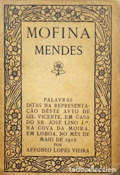 Libros: LOPES VIEIRA. (Afonso) - MOFINA MENDES. - Foto 1