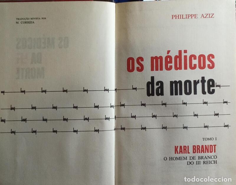 Libros: AZIZ. (Philippe) - OS M&Eacute;DICOS DA MORTE. [4 VOLS.] - Foto 2
