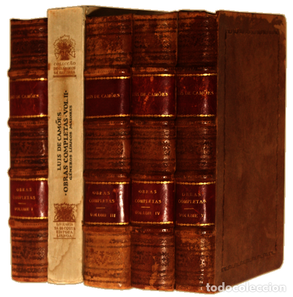Libros: CAM&Otilde;ES. (Lu&iacute;s Vaz de) - OBRAS COMPLETAS. [5 VOLS.] - Foto 4