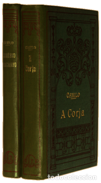 Libros: CASTELO BRANCO. (Camilo) - EUS&Eacute;BIO MAC&Aacute;RIO. A CORJA. [2 VOLS.] - Foto 3