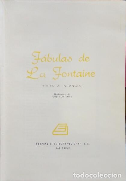Libros: LA FONTAINE. (Jean de) - F&Aacute;BULAS. - Foto 1