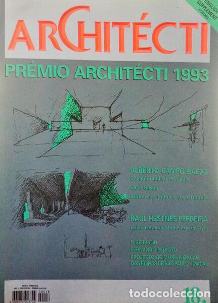 Libros: ARCHIT&Eacute;CTI, N.&ordm; 18. PR&Eacute;MIO ARCHITECTI 1993. - Foto 1