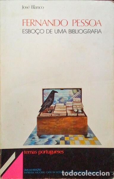 Libros: BLANCO. (Jos&eacute;) - FERNANDO PESSOA, ESBO&Ccedil;O DE UMA BIBLIOGRAFIA. - Foto 1