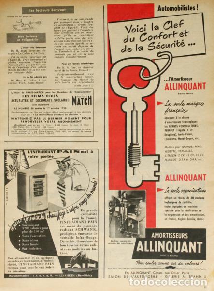 Libros: PARIS MATCH, N&ordm; 391-403, 1956. [VOL. IV] - Foto 2