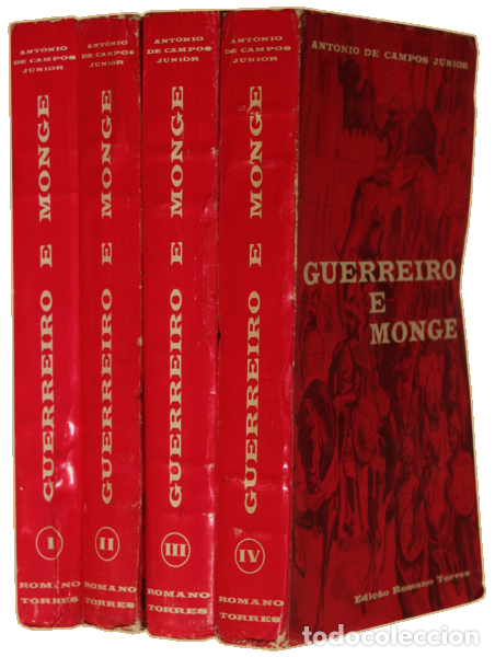 Libros: CAMPOS. (Ant&oacute;nio de) - GUERREIRO E MONGE. [4 VOLS.] - Foto 3