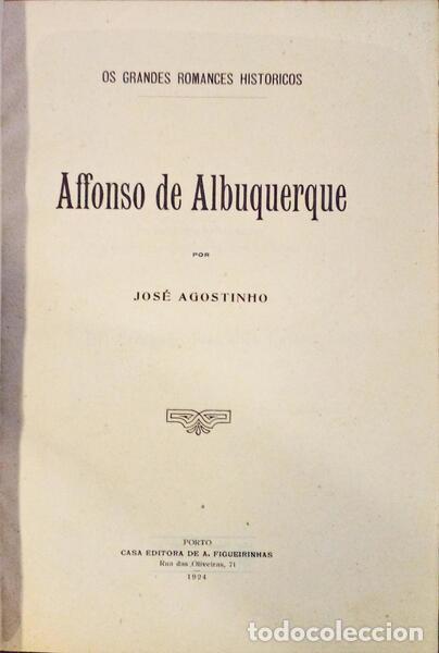 Libros: AGOSTINHO. (Jos&eacute;) - AFFONSO DE ALBUQUERQUE. - Foto 1