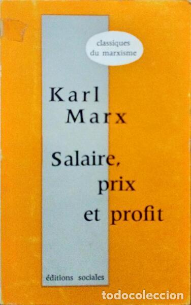 Libros: MARX. (Karl) - SALAIRE, PRIX ET PROFIT. - Foto 1