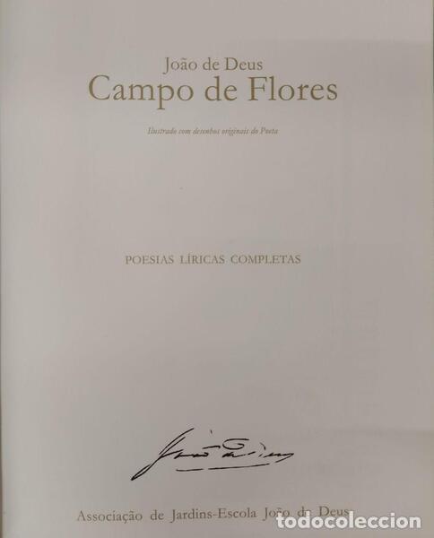 Libros: DEUS. (Jo&atilde;o de) - CAMPO DE FLORES. - Foto 1