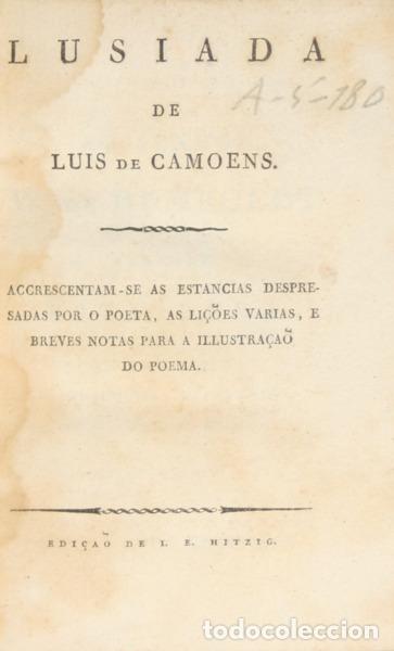 Libros: CAM&Otilde;ES. (Lu&iacute;s Vaz de) - LUSIADA. - Foto 1