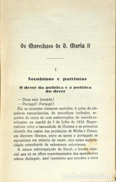 Libros: NORONHA. (Eduardo de) - OS MARECHAES DE D. MARIA II. - Foto 2