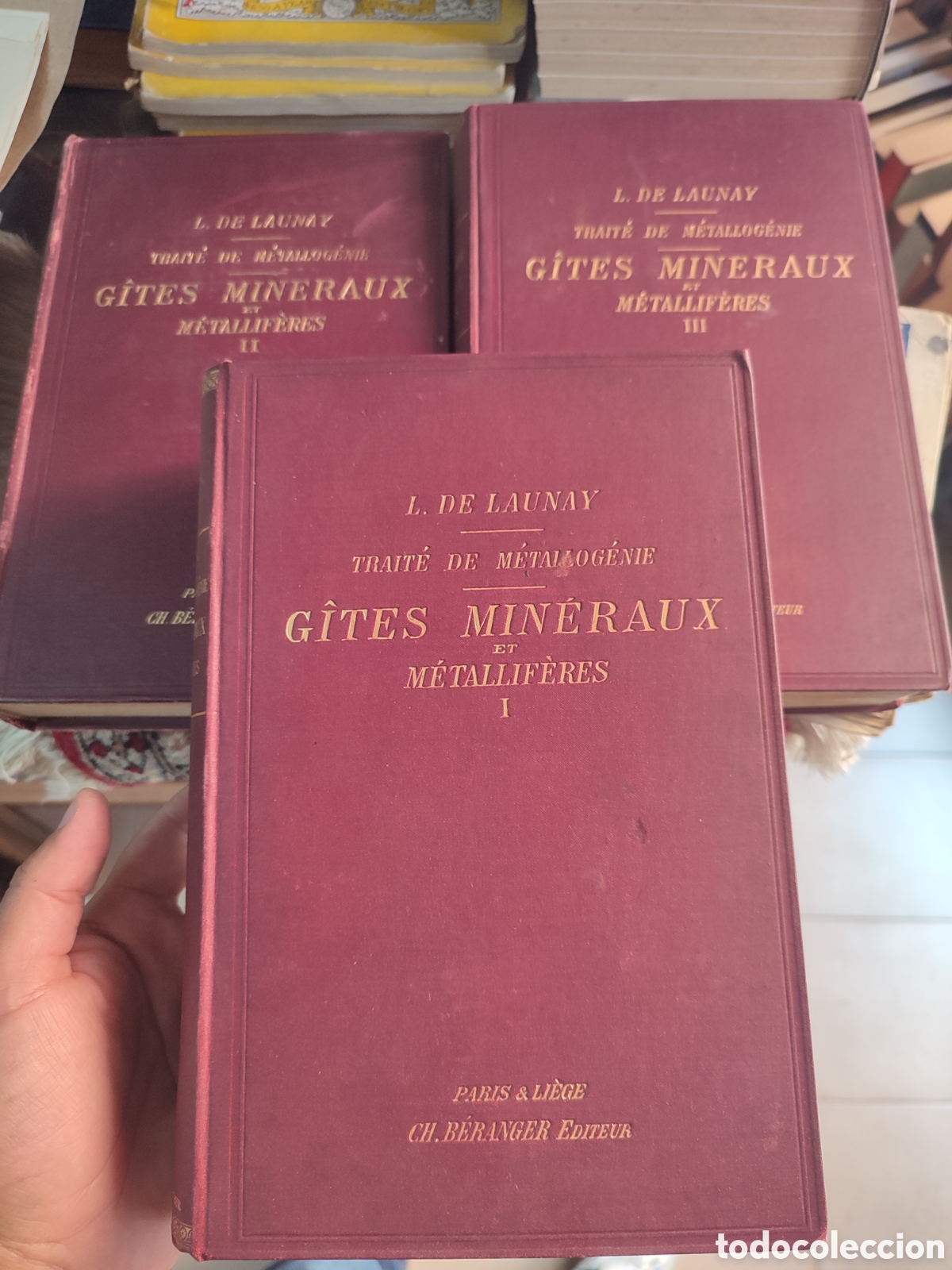 Libros: Traites de Gites Mineraux et Metalliferes De Launay