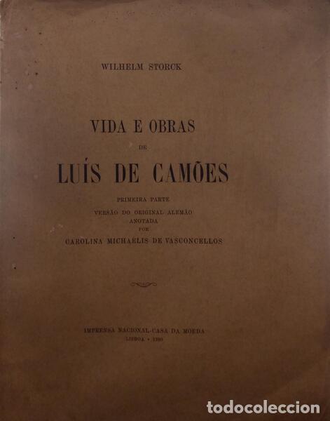 Libros: STORCK. (Wilhelm) - VIDA E OBRAS DE LU&Iacute;S DE CAM&Otilde;ES. - Foto 1