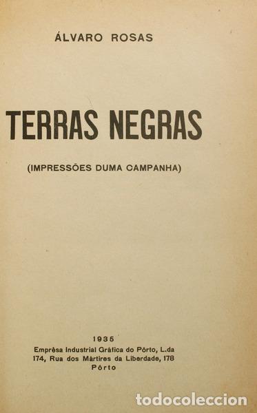 Libros: ROSAS. (&Aacute;lvaro) - TERRAS NEGRAS. - Foto 1