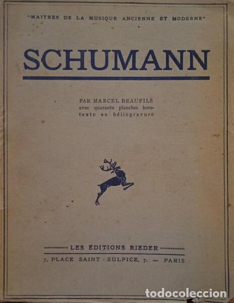 Libros: BEAUFILS. (Marcel) - SCHUMANN. - Foto 1