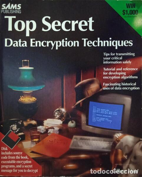 Libros: HELD. (Gilbert) - TOP SECRET, DATA ENCRYPTION TECHNIQUES. - Foto 1