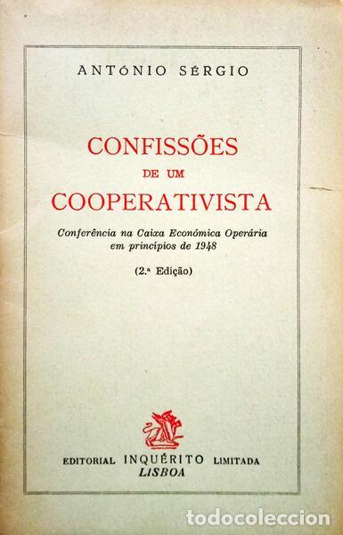 Libros: ANT&Oacute;NIO S&Eacute;RGIO. - CONFISS&Otilde;ES DE UM COOPERATIVISTA. - Foto 1