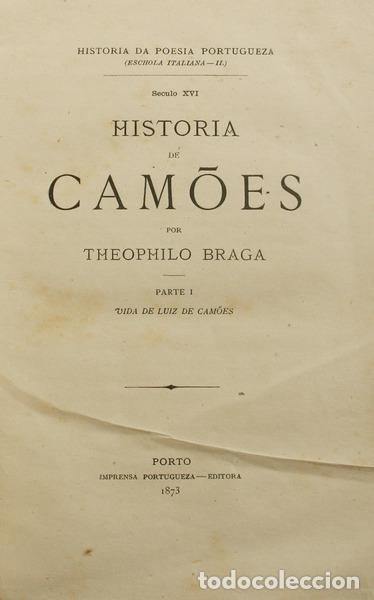 Libros: BRAGA. (Te&oacute;filo) - HISTORIA DE CAM&Otilde;ES. [2 VOLS.] - Foto 1