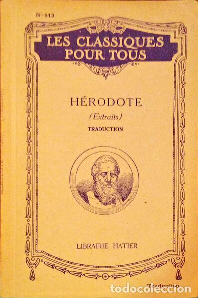 Libros: H&Eacute;RODOTE EXTRAITS. - Foto 1