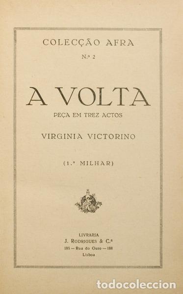 Libros: VITORINO. (Virginia) - A VOLTA. - Foto 1