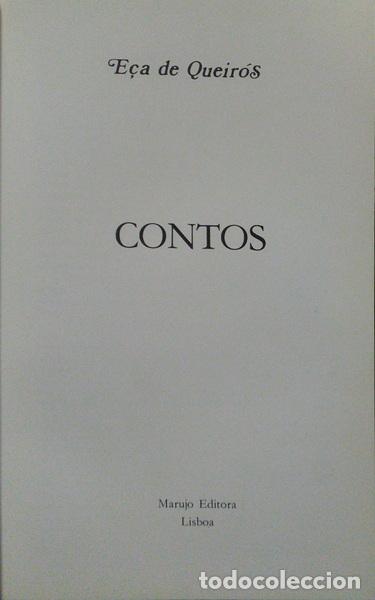 Libros: E&Ccedil;A DE QUEIR&Oacute;S. (Jos&eacute; Maria de) - CONTOS. - Foto 1