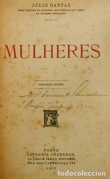 Libros: DANTAS. (J&uacute;lio) - MULHERES. - Foto 1