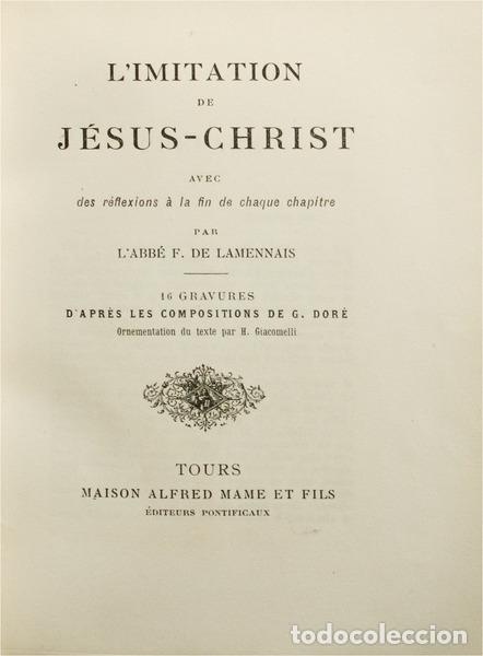 Libros: KEMPIS. (Thomas a) - L&acute;IMITACION DE CHRIST. - Foto 1