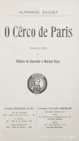 Libros: DAUDET. (Alphonse) - O C&Ecirc;RCO DE PARIS. - Foto 1